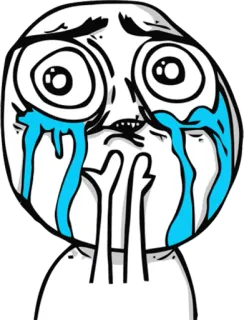 😭 chorando, meme, triste, emocional telegram sticker