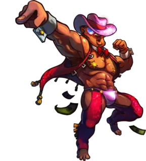 👩 muscoloso, maschio, cowboy, sexy telegram sticker