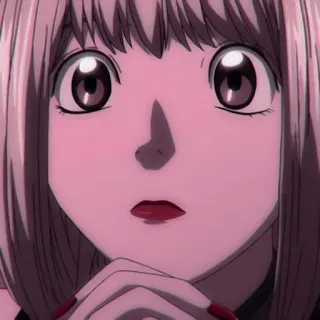 😍 Misa Amane Death Note anime, manga, portrait, female, character telegram sticker