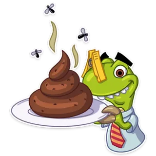 Mr. T Rex whatsapp stickers