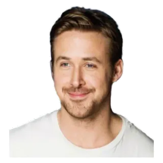 ☺️ Ryan Gosling Ryan Gosling, acteur, célébrité, portrait whatsapp sticker