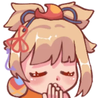🎇 Yoimiya Genshin Impact yoimiya, genshin impact, anime, gaming, videojuego, lindo, personaje telegram sticker