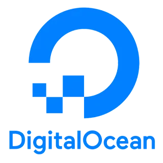 💡 DigitalOcean DigitalOcean, Cloud, Computing, Hosting, Logo, Blau whatsapp sticker