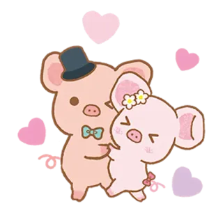 kawaii_piggy telegram stickers