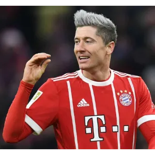 🤏 Robert Lewandowski fútbol, atleta, Bayern Múnich, fútbol, deportes telegram sticker