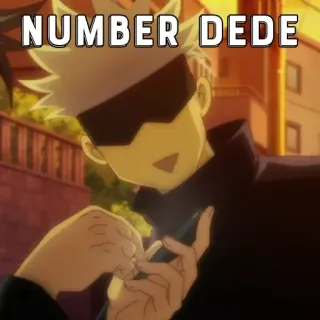 🃏 NUMBER DEDE telegram sticker