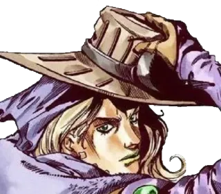 😊 Gyro Zeppeli JoJo's Bizarre Adventure Anime, Manga, Jojo, Gyro Zeppeli, Steel Ball Run telegram sticker