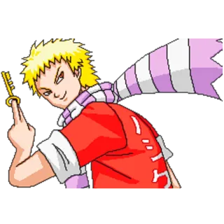 👱 1 リーチ Anime, Kunci, Jari tengah, Menyinggung, Kartun telegram sticker