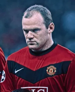😡 Wayne Rooney calcio, calcio, sport, Wayne Rooney, Manchester United telegram sticker