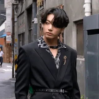 🕸 Jungkook kpop, cantor, masculino, moda, estilo, ídolo, coreano telegram sticker