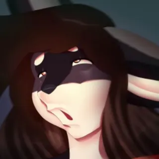 😍 Антро, Фурри, Персонаж, Иллюстрация, Животное, Искусство telegram sticker
