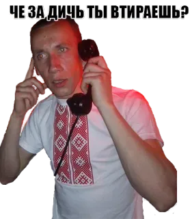 😐 ЧЕ ЗА ДИЧЬ ТЫ ВТИРАЕШЬ? telegram sticker