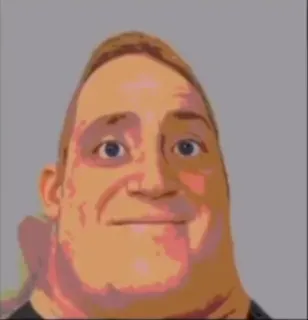 😐 Mr. Incredible The Incredibles Mr. Incredible, Meme, Disney, Pixar, Cartoon, Lustig telegram sticker