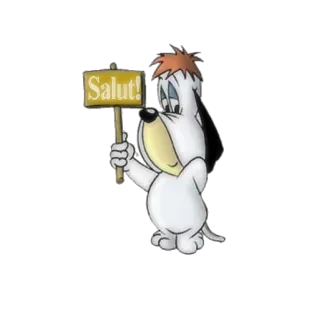 Droopy telegram stickers