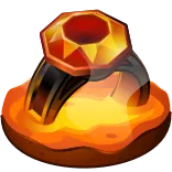 💍 แหวน, เครื่องประดับ, อัญมณี, ทอง, สีแดง, สีเหลือง telegram sticker