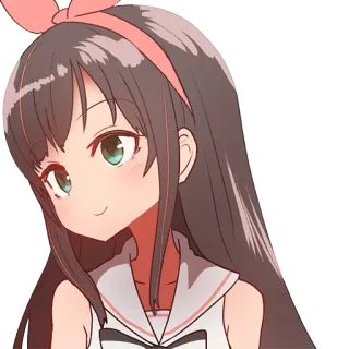 🌚 Anime, Desenho animado, Garota, Fofa, Kawaii, Personagem whatsapp sticker
