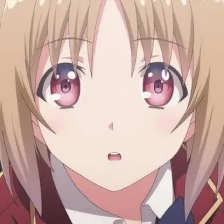 😯 Anime, Ragazza, Carino, Cartone animato telegram sticker