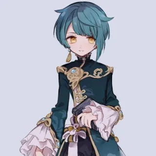 📎 Xingqiu Genshin Impact Anime, Videogioco, Genshin Impact, Xingqiu, Personaggio whatsapp sticker