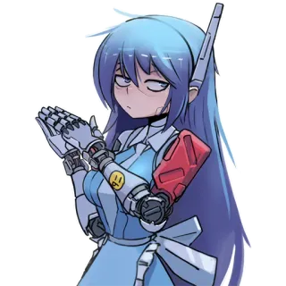 🤖 KOS-MOS Xenosaga telegram sticker
