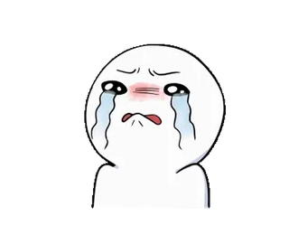 😭 плачущий, грустный, слезы, эмоциональный, мультфильм, персонаж telegram sticker