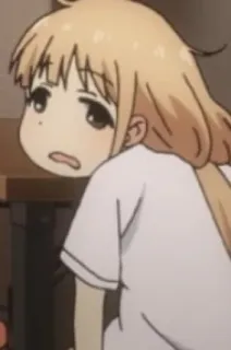 😣 Anime, Mädchen, Süß, Kind, Ausdruck telegram sticker