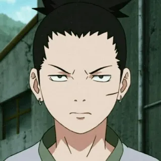 🗡 Shikamaru Nara Naruto Anime, Mangá, Ninja, Shikamaru, Naruto, Personagem, preguiçoso telegram sticker