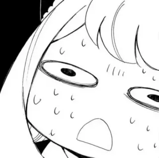 🥜 Anya Forger Spy x Family Anime, Manga, Spy x Family, Anya Forger, Lustig, Geschockt, Ausdruck telegram sticker