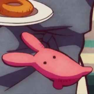 🍧 Mokke Toilet-bound Hanako-kun Mokke, Toilet-Bound Hanako-kun, Anime, Desenho animado, Bonito, Rosa whatsapp sticker