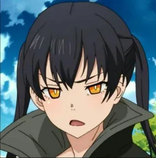 💗 Maki Oze Fire Force anime, character, fire force, maki oze telegram sticker