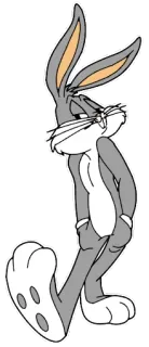 😏 Bugs Bunny dibujos animados, conejo, conejito, Looney Tunes telegram sticker