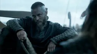 🩸 Ragnar Lothbrok Vikings ヴァイキング, ラグナル・ロズブローク, トラヴィス・フィメル, ヒストリーチャンネル, 歴史ドラマ, 北欧, 戦士, バイキング, 歴史 telegram sticker