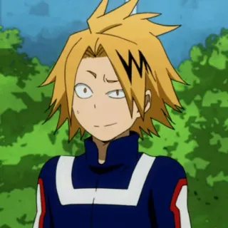 ⚡️ Denki Kaminari My Hero Academia Anime, Manga, My Hero Academia, Denki Kaminari, Personaje whatsapp sticker
