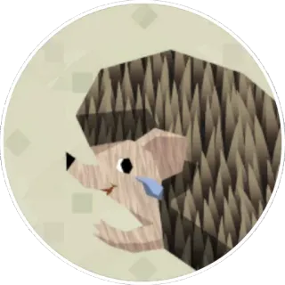 👋 erizo, animal, pegatina, dibujos animados, lindo, ilustración telegram sticker