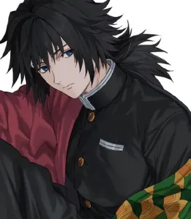 🌟 Giyu Tomioka Demon Slayer Anime, Demon Slayer, Giyu Tomioka, Personaje, Manga, Espada, Hashira telegram sticker