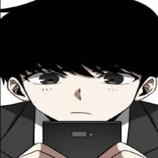 😶 anime, manga, character, phone, korean whatsapp sticker