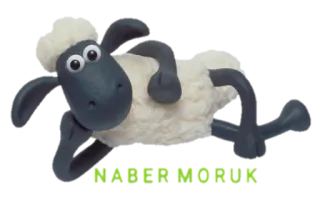 👊 KABER MORUK pecora, cartone animato, animale telegram sticker