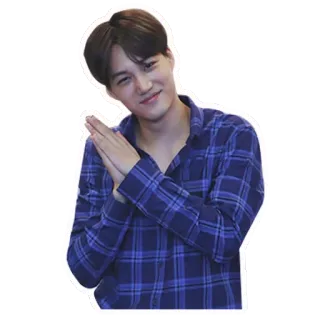 🕶 uomo, kpop, cantante, exo, kai, idol telegram sticker