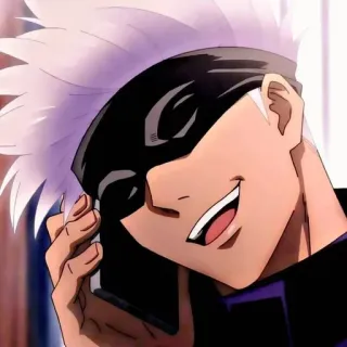 🖤 Satoru Gojo Jujutsu Kaisen anime, manga, gojo, satoru gojo, jujutsu kaisen, character, sticker telegram sticker