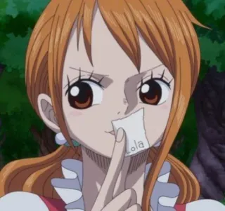 🧡 Nami One Piece Lola 애니메이션, 원피스, 나미, 로라 telegram sticker