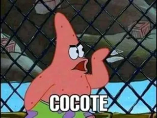🖕 Patrick Star SpongeBob SquarePants COCOTE Patrick Étoile, Bob l'éponge, Dessin animé, Surnom, Cocotte whatsapp sticker