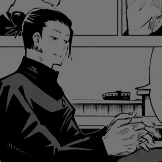 🕯 Suguru Geto Jujutsu Kaisen 动漫, 漫画, 魔法师, 反派 telegram sticker