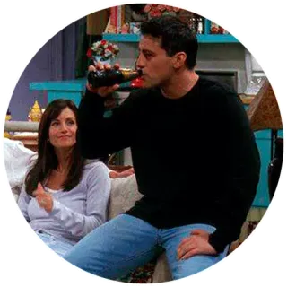 🍺 Joey Tribbiani Friends TV-Show, Sitcom, Trinken, Joey, Friends, Comedy whatsapp sticker