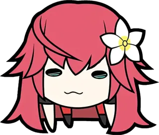 🐱 Anime, Kreskówka, Naklejka, Kwiat, Słodkie, Manga, Kawaii telegram sticker