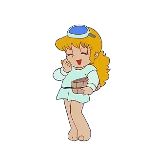 😊 dibujos animados, anime, chica, linda telegram sticker