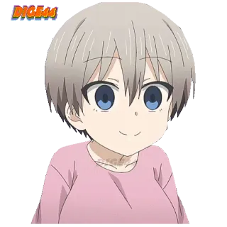 😋 Uzaki Hana Uzaki-chan Wants to Hang Out! anime, manga, cute, cartoon, girl, uzaki chan, sticker telegram sticker