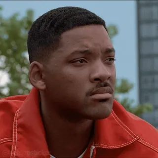 🙁 Will Smith acteur, portret, beroemdheid, man, The Fresh Prince telegram sticker