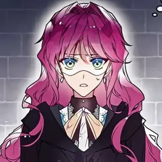 💭 anime, manga, woman, pink hair, character telegram sticker