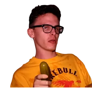 😌 IDubbbz Youtuber, Personalidad de internet, Creador de contenido, Pepinillo whatsapp sticker