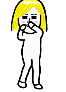 👩 adesivo, personaggio, illustrazione, cartone animato, carino telegram sticker