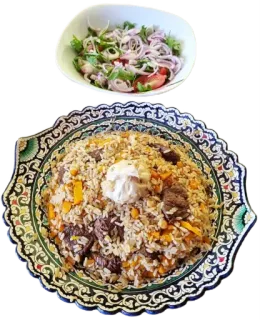 🍚 jedzenie, sałatka, ryż, pilaw, kuchnia azjatycka telegram sticker